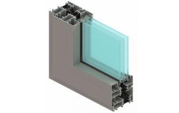 Окна и двери, изготавливаемые из алюминиевого профиля ALUMARK  серия S 70  с двухкамерным  стеклопакетом